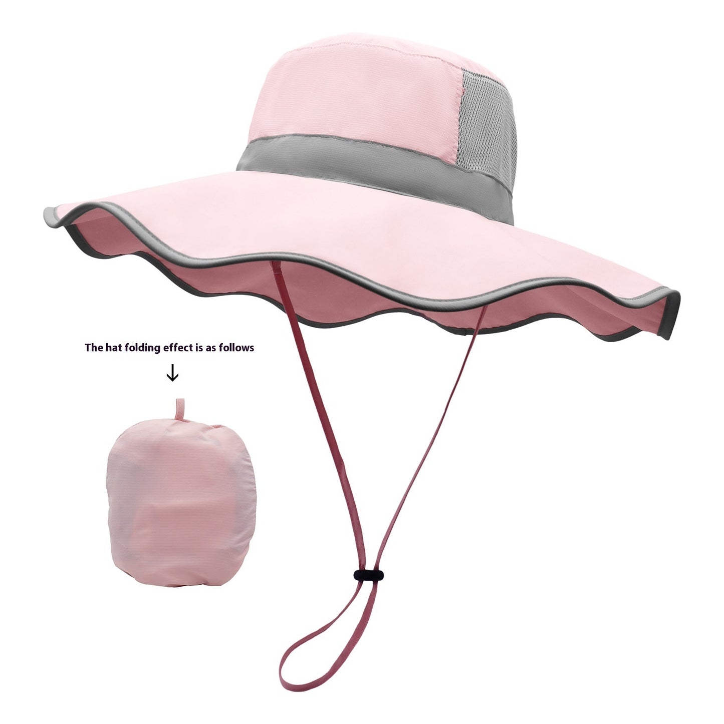 Sun Protection Travel Outdoor Riding Broad-brimmed Hat