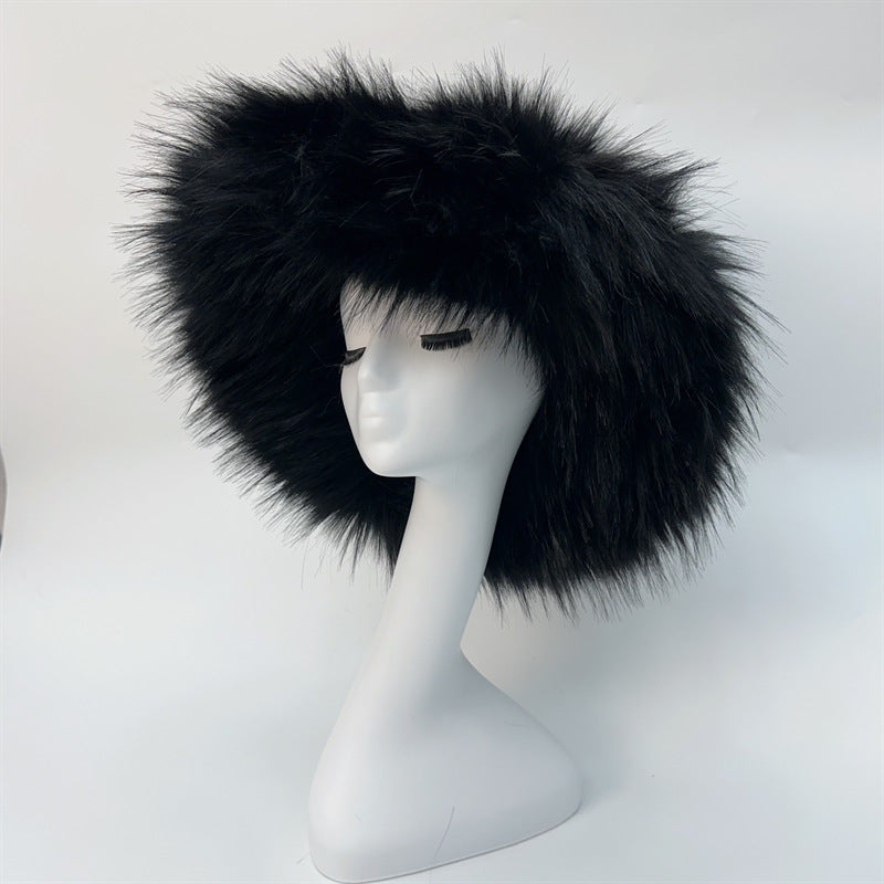 Fashionable All-match Raccoon Fur Hat