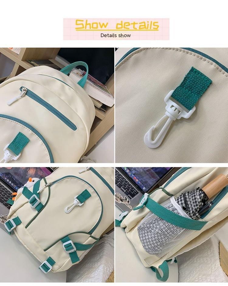Large Capacity Student Backpack Stylish And Simple