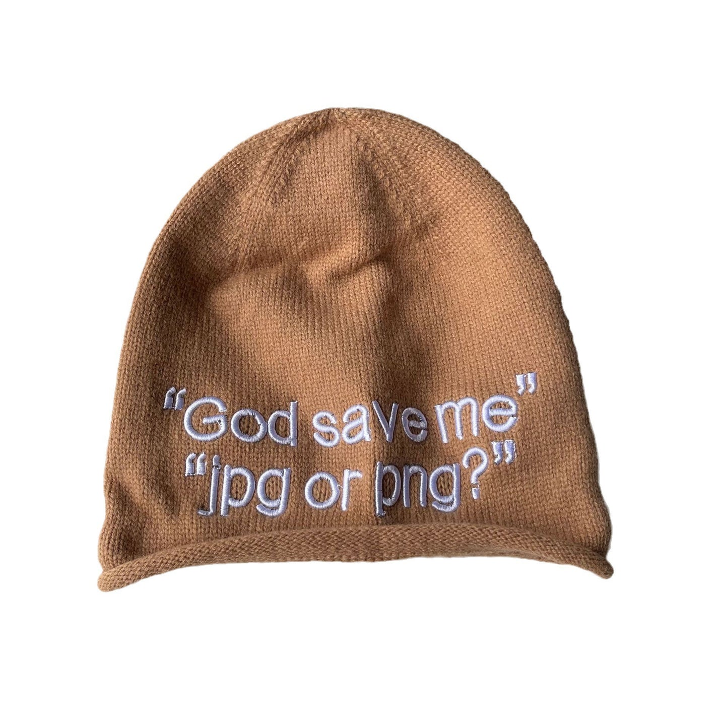 Fashion Letter Curling Pile Heap Cap