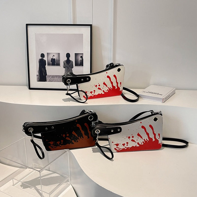 Creative Unique Design Kitchen Knife Handbag Crossbody Bag