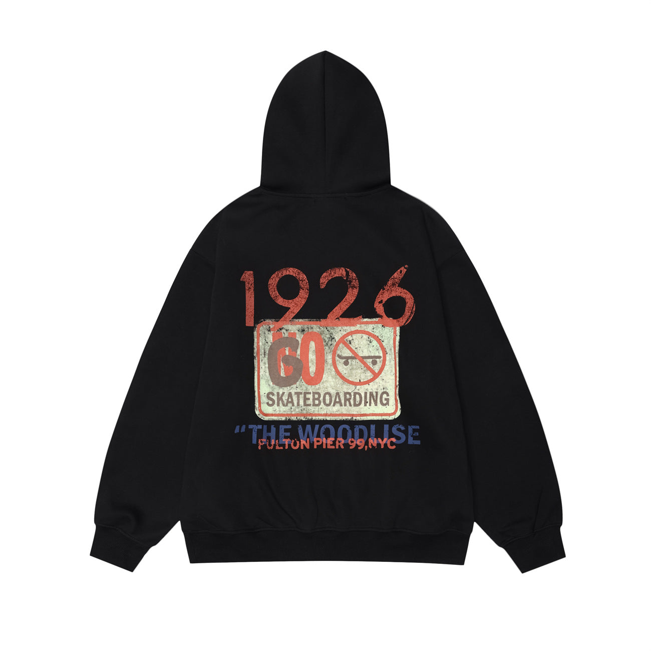 Women's American Retro Thickened Hooded Sweatshirt