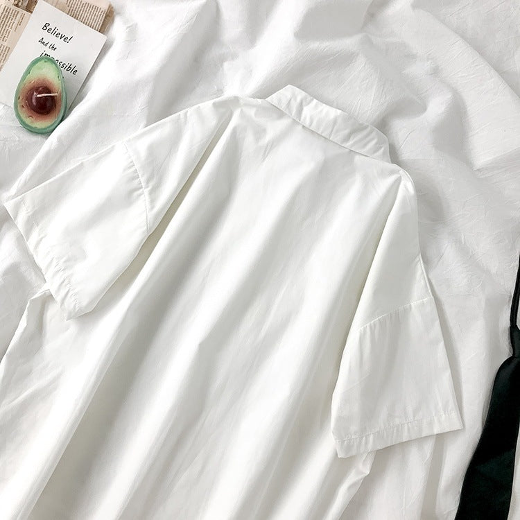 New Summer Loose Casual Short-sleeved Shirt