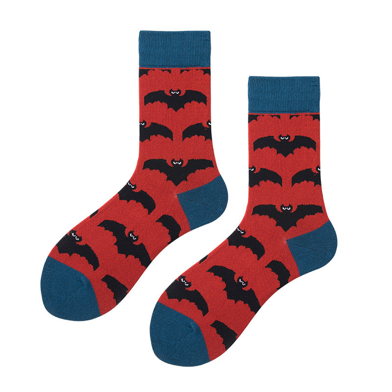 Cartoon Jacquard Sports Skate Socks