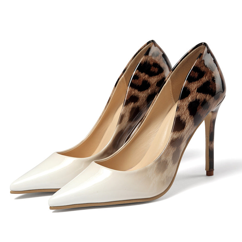 Personalized Gradient Color Pointed Toe Stiletto Heels