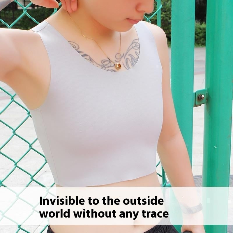 Traceless Invisible Corset Underwear Sports Anti-sagging Nude Feel