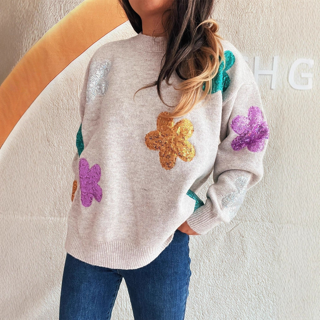 Casual And Sweet Knitwear Loose And Warm Women's Sweater