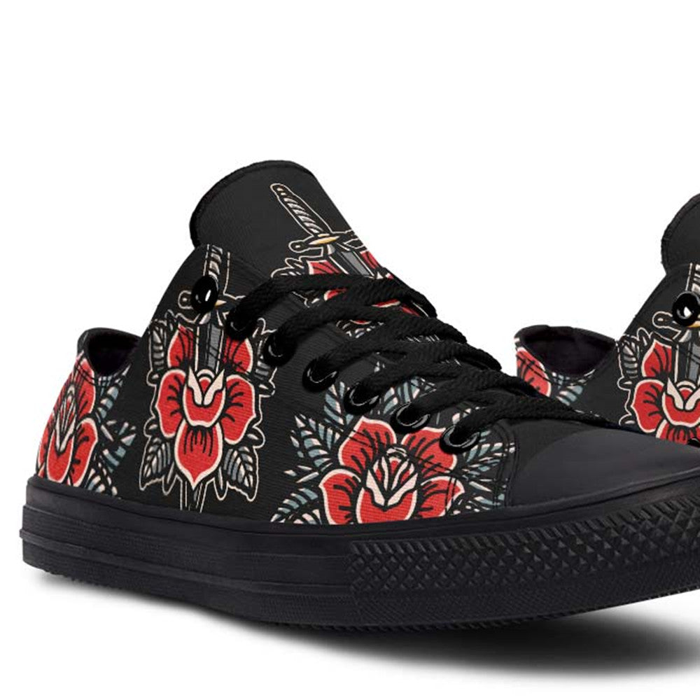 Fashion Print Couple Low-Top Canvas Shoes