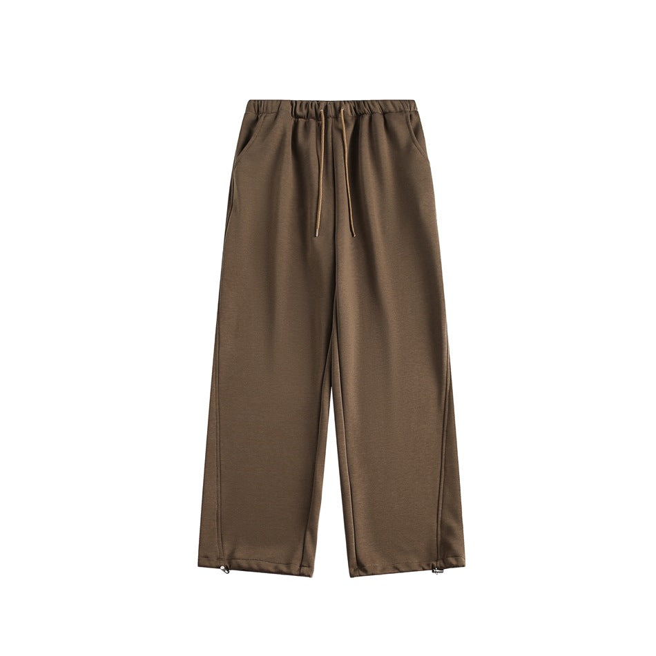 Retro 3D Cutting Casual Sweatpants Men And Women