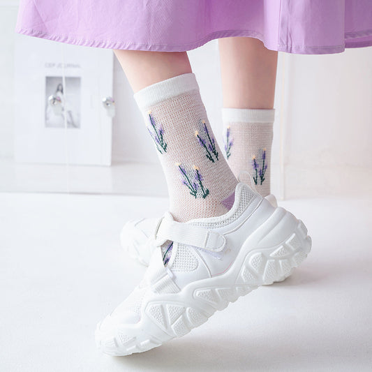 Sweet Ladies Mid Tube Cotton Socks