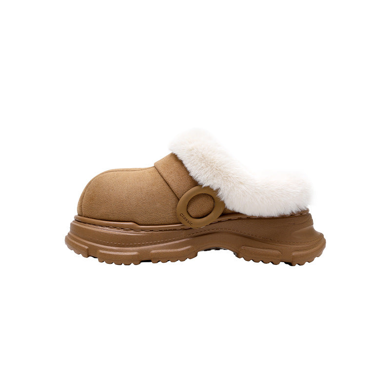Autumn And Winter Interior Home Non-slip Can Be Worn Outside Fashion Fur Hyoma Women