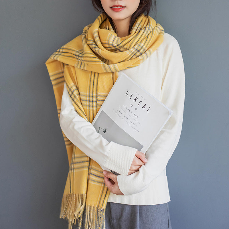 Fashion Warm Cashmere Scarf In Autumn And Winter