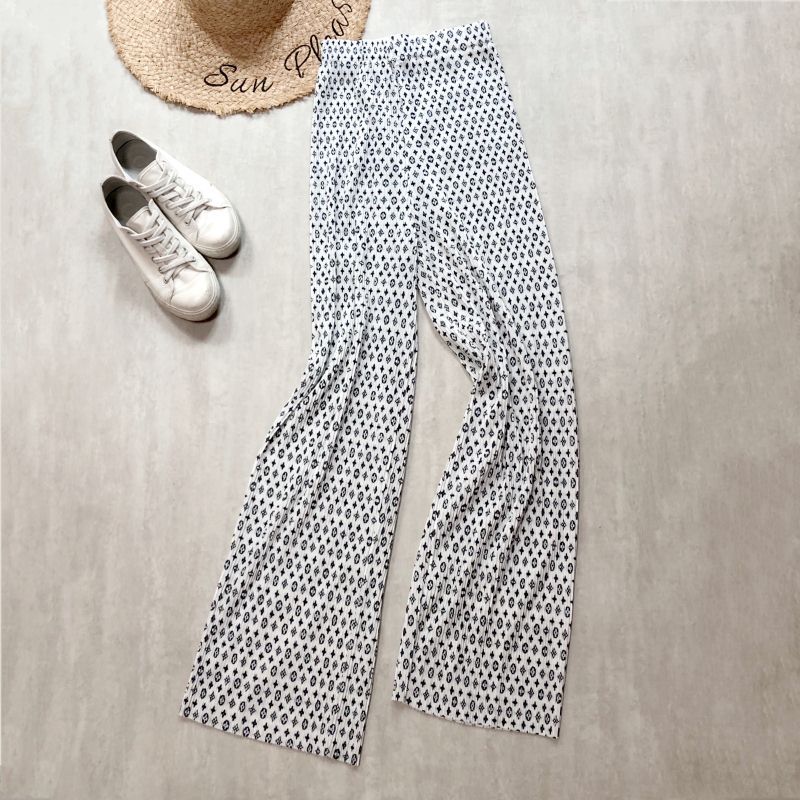 Spring And Summer Women's Wide-legged Pants High Waist Pleated