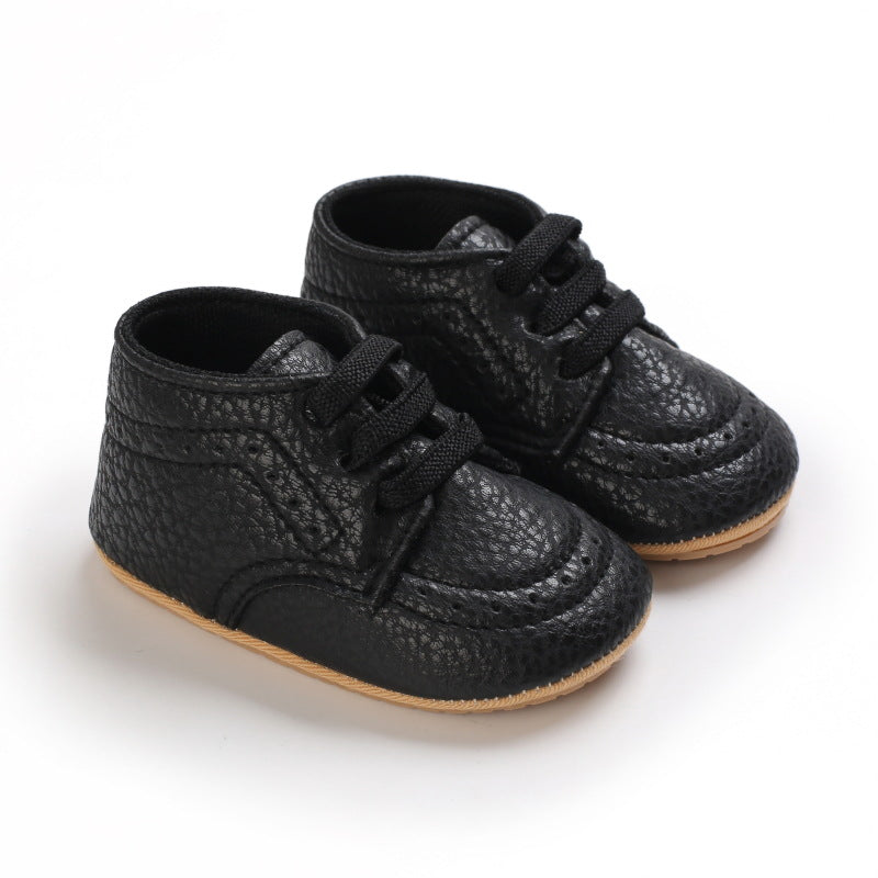Spring And Autumn Baby And Infant Soft Rubber Sole Slide Proof And Anti-drop Toddler Shoes