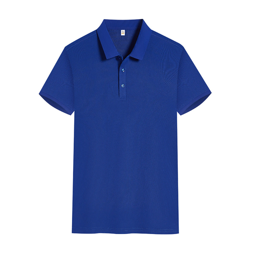 Solid Color Polo Shirt Overalls
