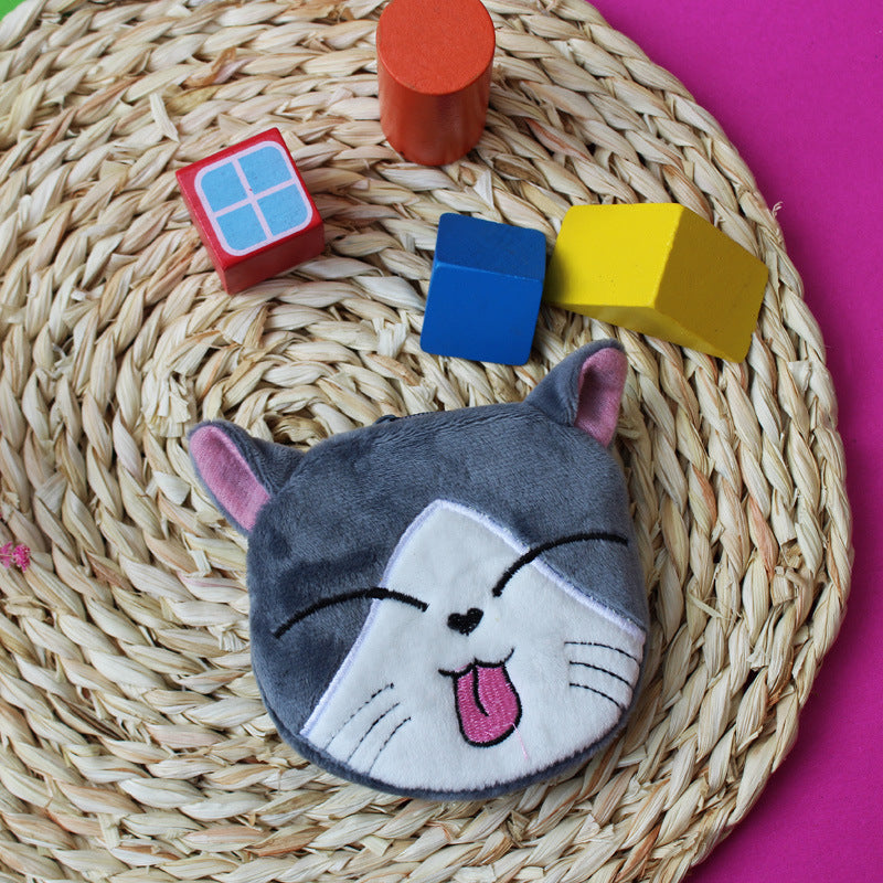 Cartoon Coin Wallet Creative Children Portable Circle