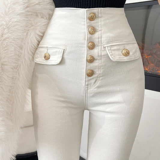 Slimming Stretch Tight Pants Skinny Pants Pencil Pants Trousers
