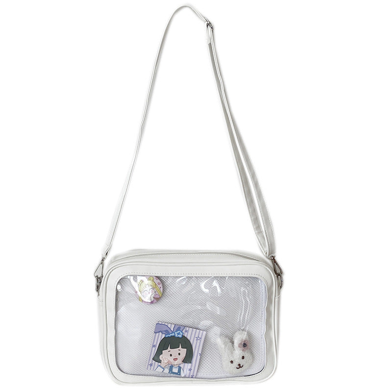 Cute Personality Transparent Girl Doll Bag
