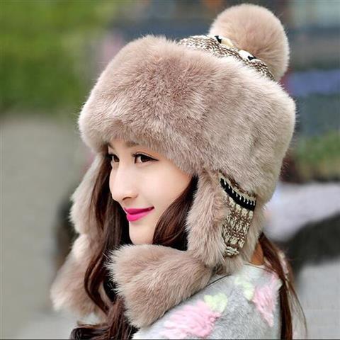 Mongolian Princess Girl Cute Winter Warm Thickened Ear Protection Hat