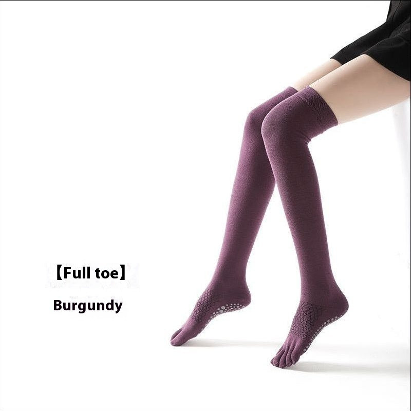 Yoga Socks Over The Knee Full Finger Half Finger Long Tube