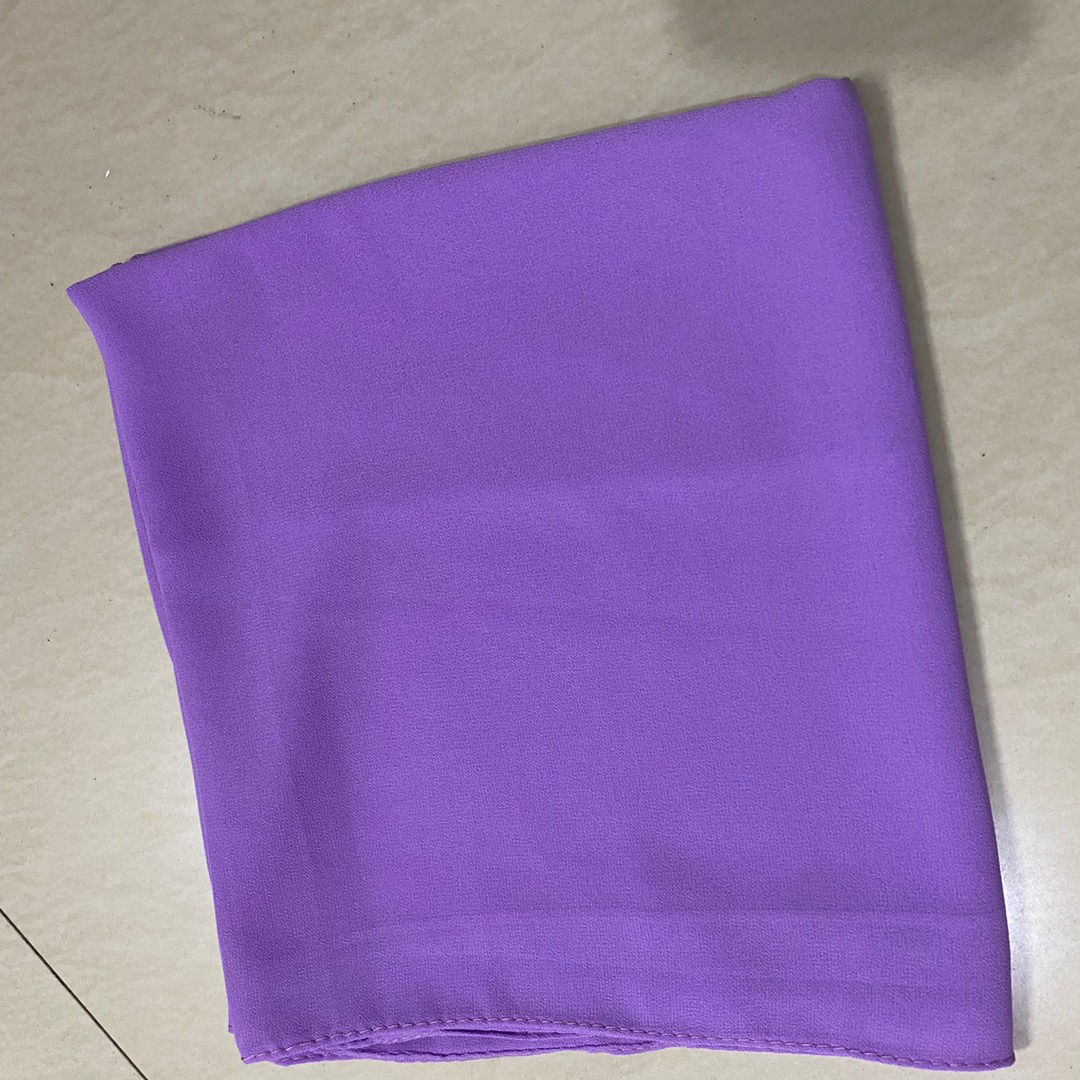 Fashion Casual Solid Color Chiffon Long Scarf