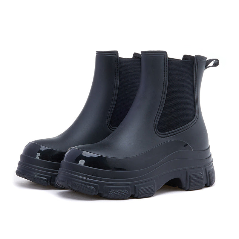 New Martin Rain Boots With Thick Soles Made Of Waterproof Plastic