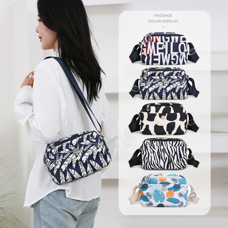 Women's Large-capacity Crossbody Bag, South Korean Silk Casual
