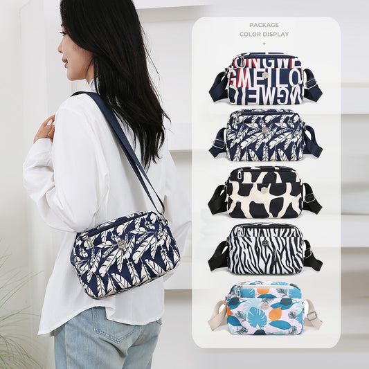 Women's Large-capacity Crossbody Bag, South Korean Silk Casual