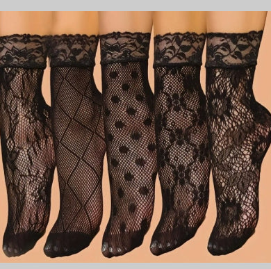 Plus-size Sexy Elastic Mesh Fishnet Stockings