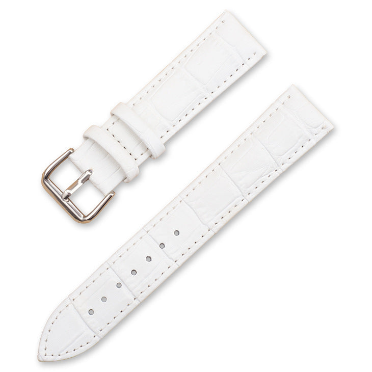 Leather Strap With Cowhide And Bamboo Knot Pattern