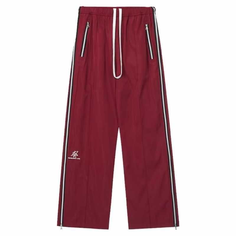 Side Zipper Sports Pants Women's Loose Casual Pants