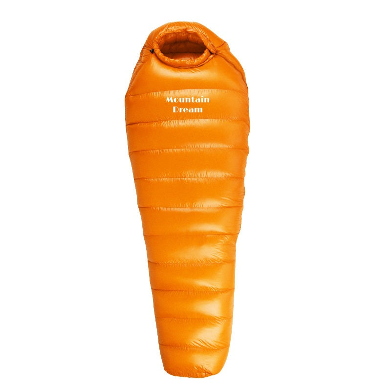 Outdoor Camping Thickened Warm-keeping And Cold-proof Duck Down Sleeping Bag