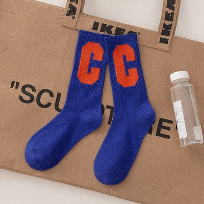 Socks Women's Big Love Medium Tube Macaron Color