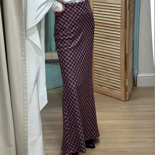Spring Elegant Drapey Slimming High-Waisted Midi Bodycon Skirt For Women
