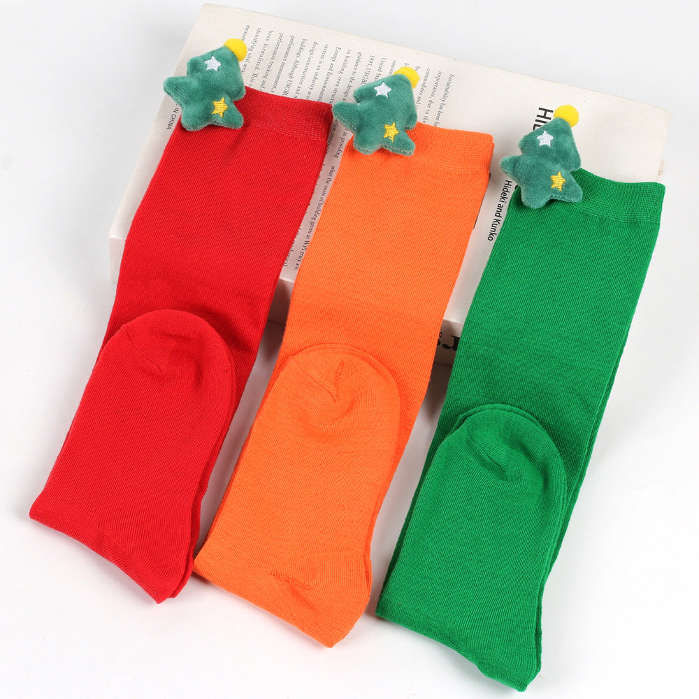 Children's Christmas Stockings Cute Plush Doll