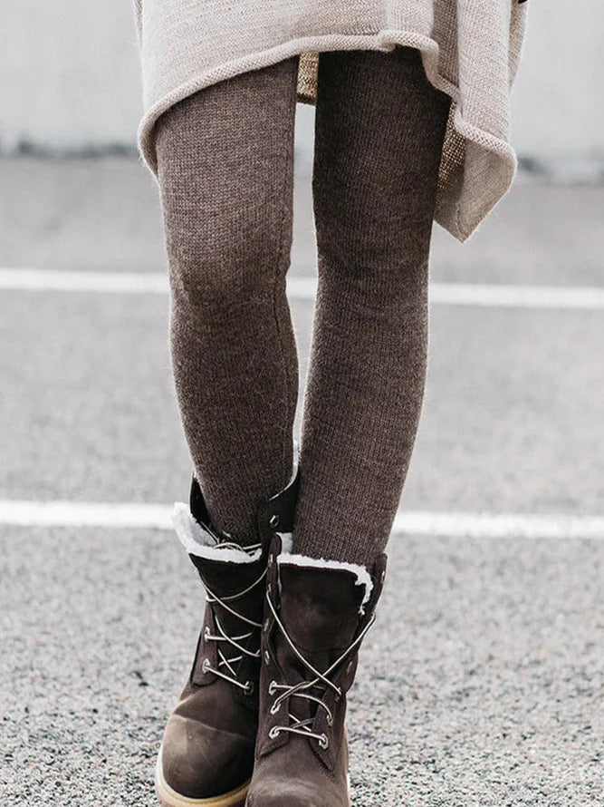 Fashion Brushed Printing Slim Trousers Versatile