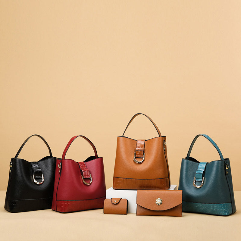 Urban Minimalist Large-capacity Hand-held Single-shoulder Crossbody Mother-daughter Bag