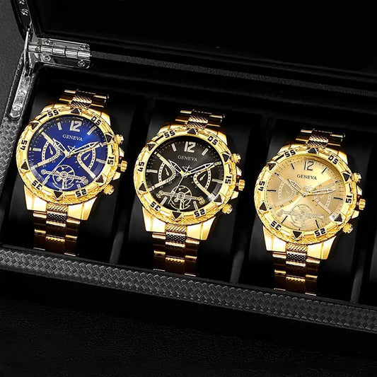 Men's Authentic Volkswagen Fully Automatic Mechanical Watch With Steel Strap