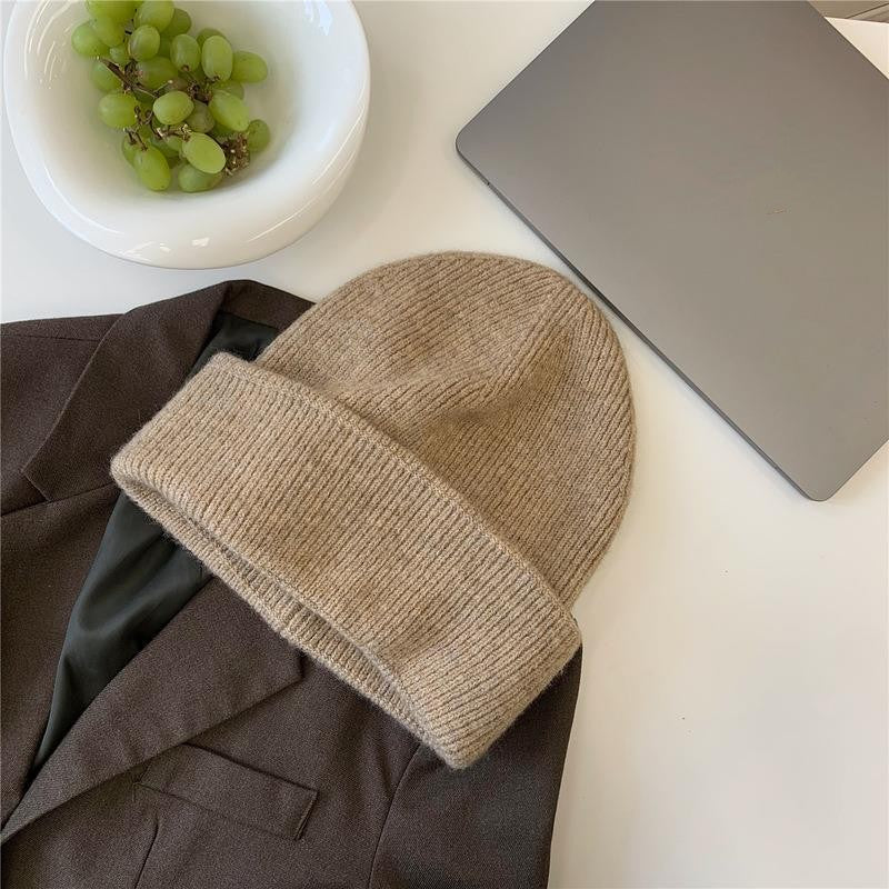 Thickened Face-showing Small Ear Protection Pile-up Cold Hat