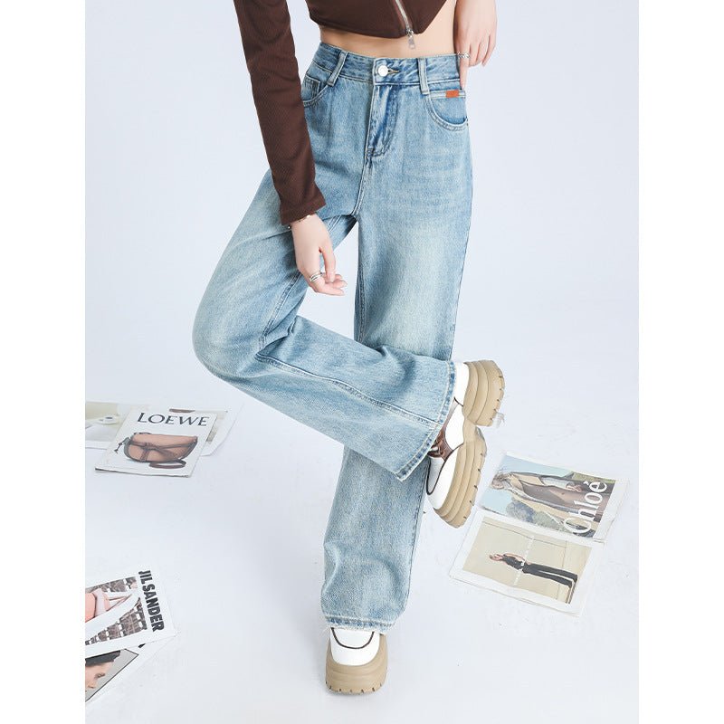 Women's Fashionable All-match Thin Wide-leg Trousers