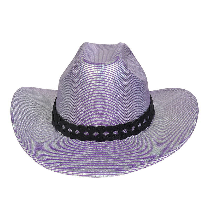 Perlemors Cowboyhat Bold Fest Topper Performance Rekvisitter Kasket