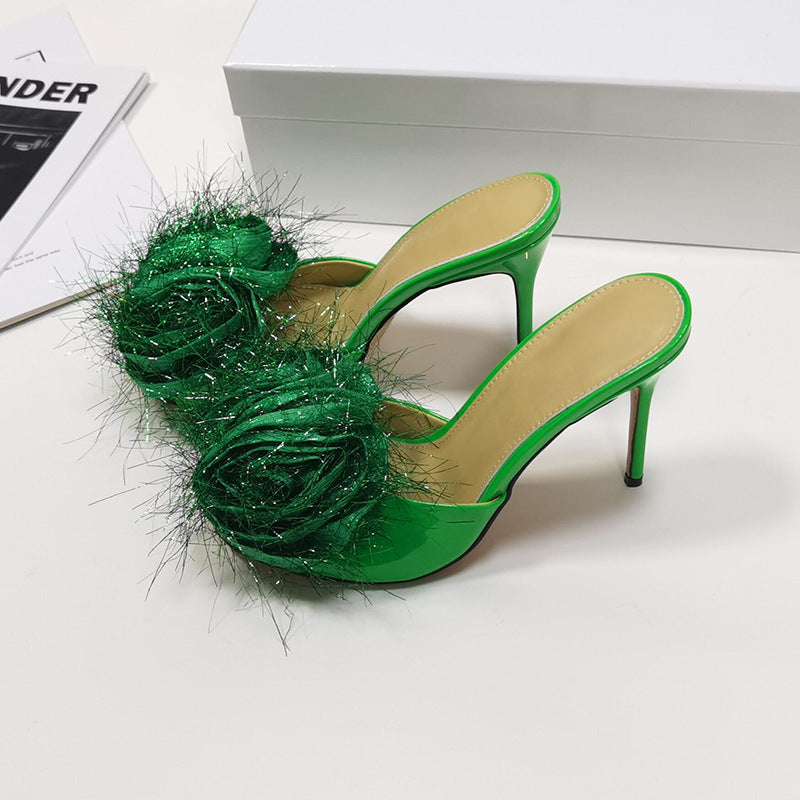 One-foot Super High-heeled Single Banquet High-heeled Shoes
