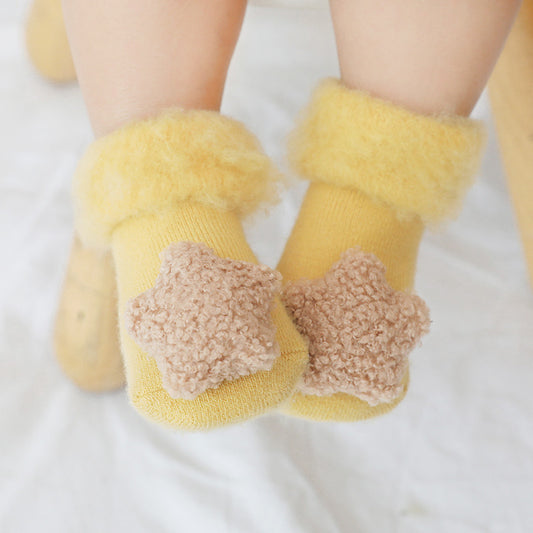 Non-slip Floor Socks Three-dimensional Doll Baby