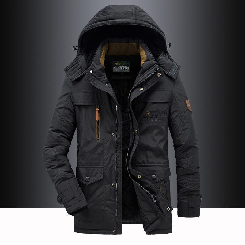 Plush thick padded jacket