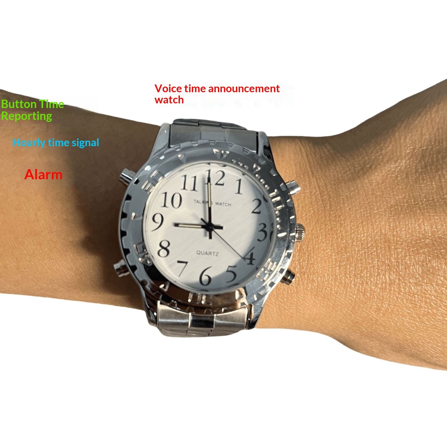 Voice-activated Time-telling Watch For Seniors