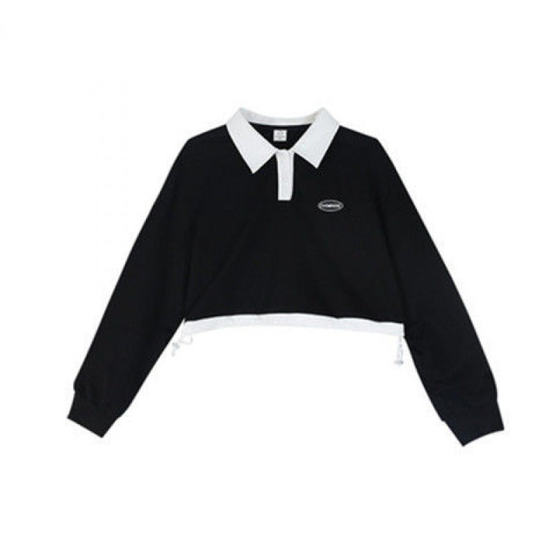 Student Waist Cropped Loose Top