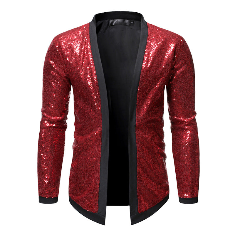 Men's Fashion Casual Performance Party Cardigan Jacket
