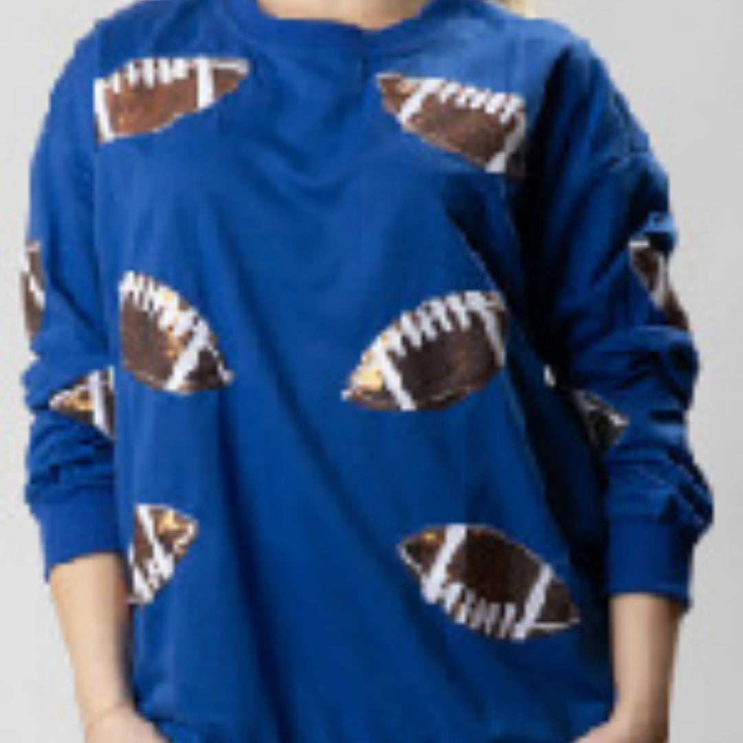 Women's Loose Casual Rugby Sweater