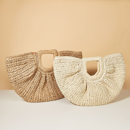 Women's Fashion Casual Vintage Hand-carried Straw Bag