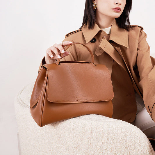 New Fashion Cattlehide Leather Crossbody Shoulder Bag For Women